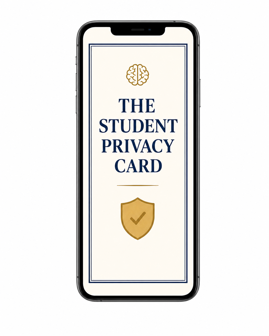 The Student Privacy Card.