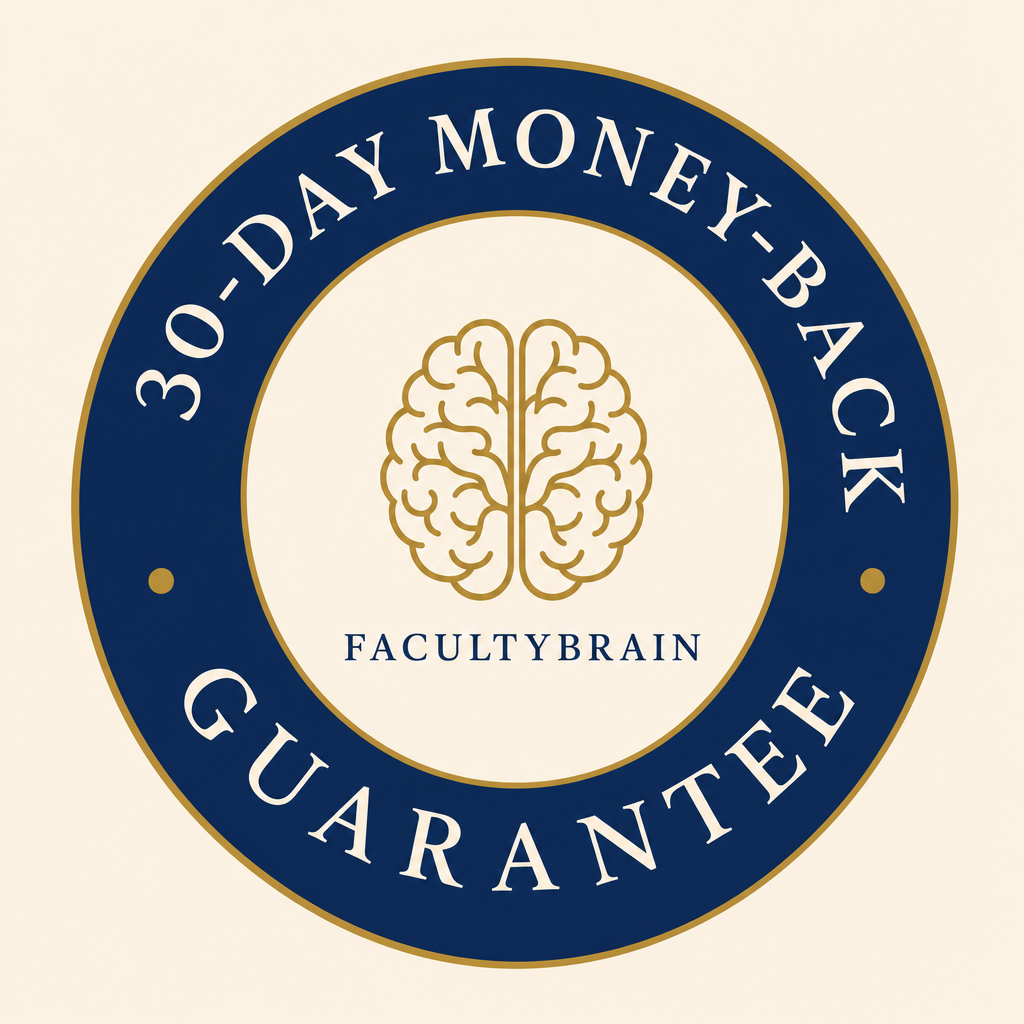 30-day money-back guarantee seal.